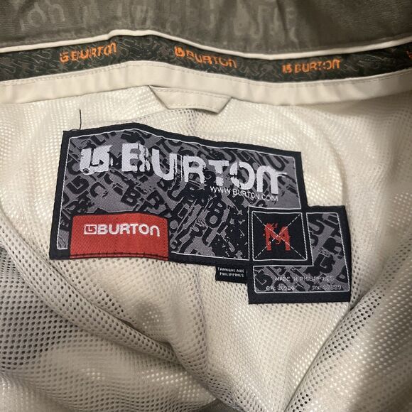 Burton Snow Pants Unisex Size M Dryride Ski Snowboard Nylon Polyurethane Lined - Picture 4 of 6